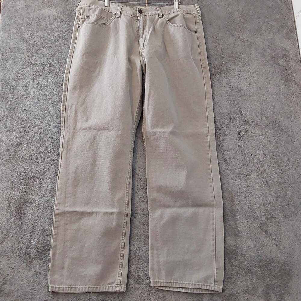 C.E. Schmidt Workwear Canvas Utility Pants Mens 40x34 Tan Heavy Duty